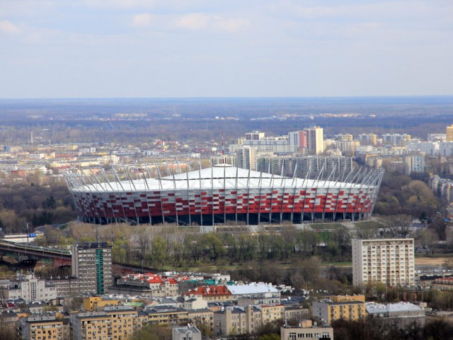 Widok na Stadion Narodowy