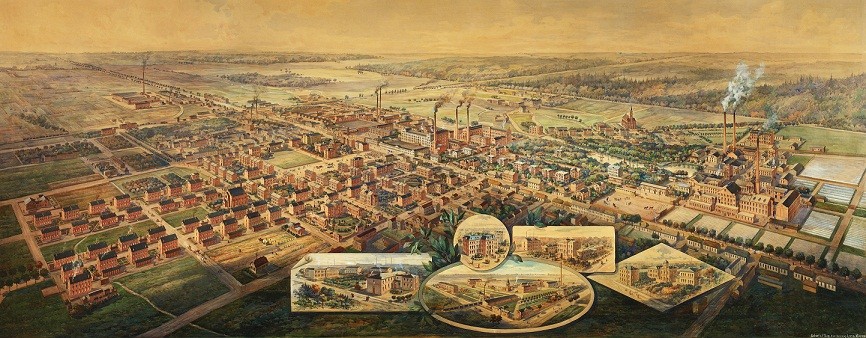 Żyrardów - XIX - wieczna Osada Fabryczna